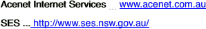 Acenet Internet Services ... www.acenet.com.au